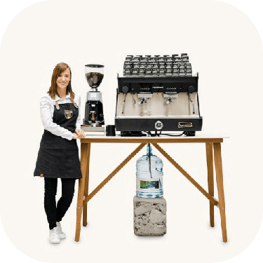 Stand-alone Kaffeemaschine – Illustration