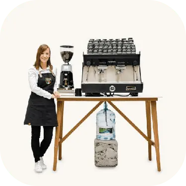 Stand-alone Kaffeemaschine – Illustration