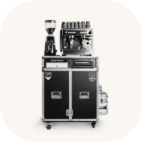 Espressomobil Einheit – Illustration