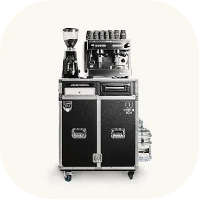 Espressomobil Einheit – Illustration