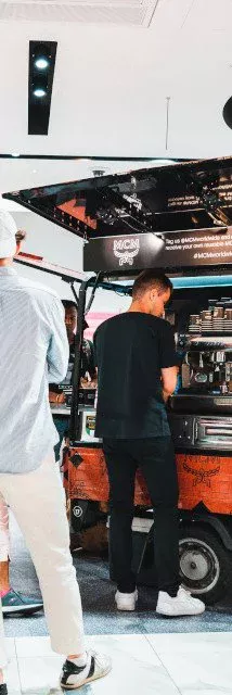 Espressomobil Barista-Service bei einem Event