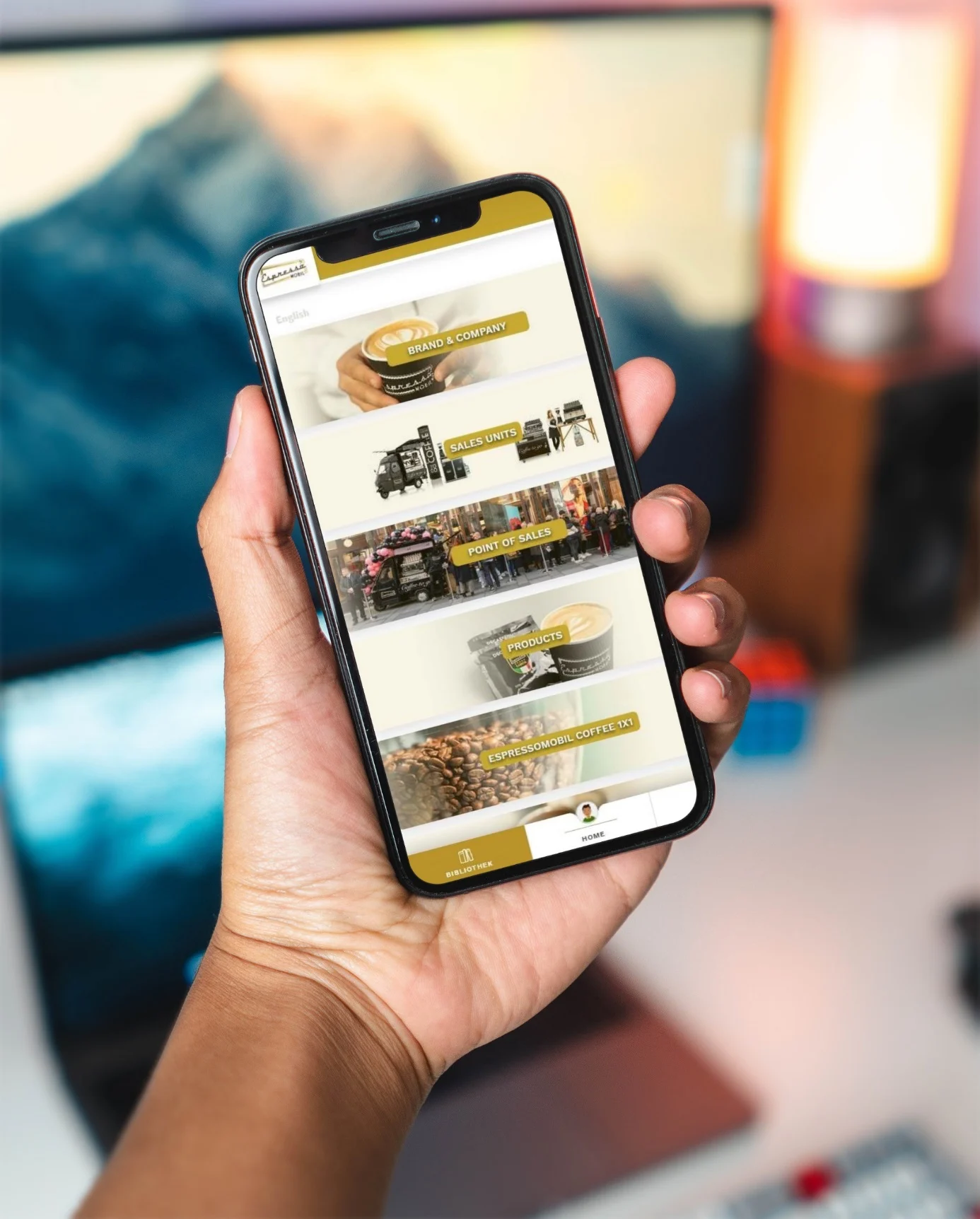 Digitales Espressomobil Franchise Know-how