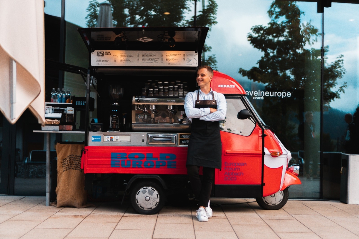 Mobile Kaffeebar für Events